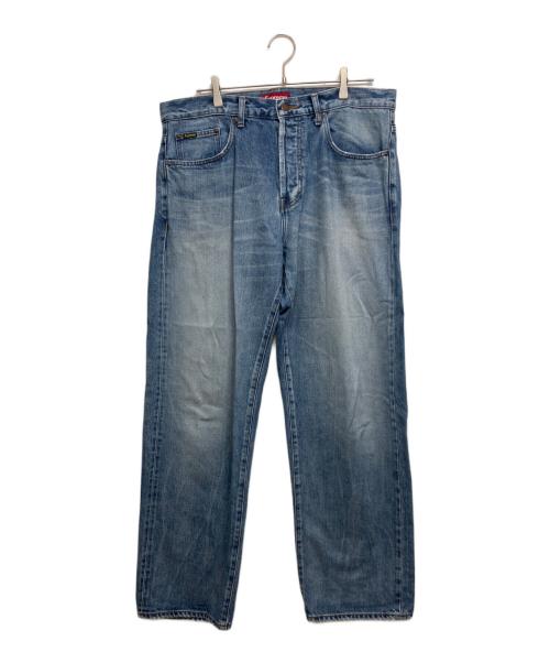 SUPREME（シュプリーム）SUPREME (シュプリーム) Distressed Loose Fit Selvedge Jean インディゴ サイズ:34の古着・服飾アイテム