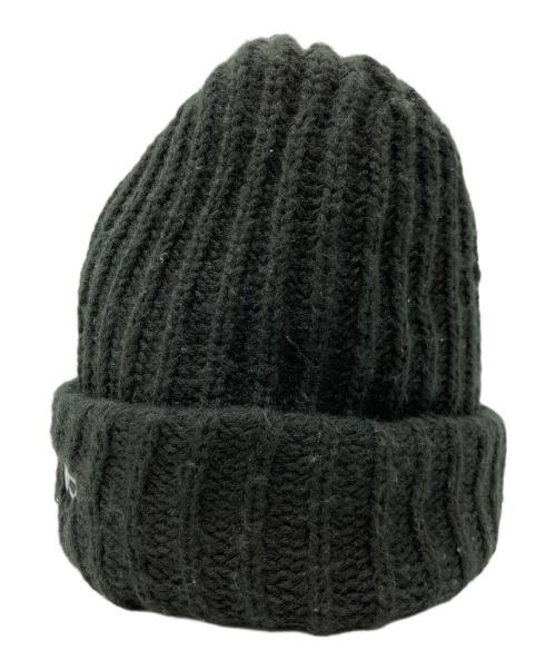 SUPREME（シュプリーム）SUPREME (シュプリーム) Cassic Logo Chunky Ridded Beanie ブラックの古着・服飾アイテム