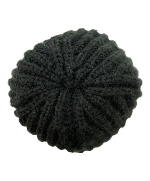 SUPREME（シュプリーム）SUPREME (シュプリーム) Cassic Logo Chunky Ridded Beanie ブラックの古着・服飾アイテム