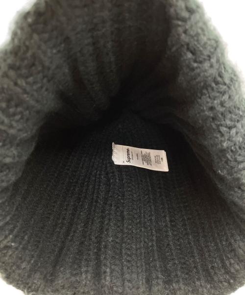 SUPREME（シュプリーム）SUPREME (シュプリーム) Cassic Logo Chunky Ridded Beanie ブラックの古着・服飾アイテム
