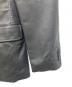 中古・古着 Calvin Klein Jeans (カルバンクラインジーンズ) レザーテーラードジャケット ブラック サイズ:XL：7000円
