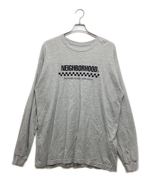 NEIGHBORHOOD（ネイバーフッド）NEIGHBORHOOD (ネイバーフッド) プリントカットソー グレー サイズ:Lの古着・服飾アイテム