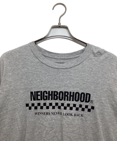 NEIGHBORHOOD（ネイバーフッド）NEIGHBORHOOD (ネイバーフッド) プリントカットソー グレー サイズ:Lの古着・服飾アイテム
