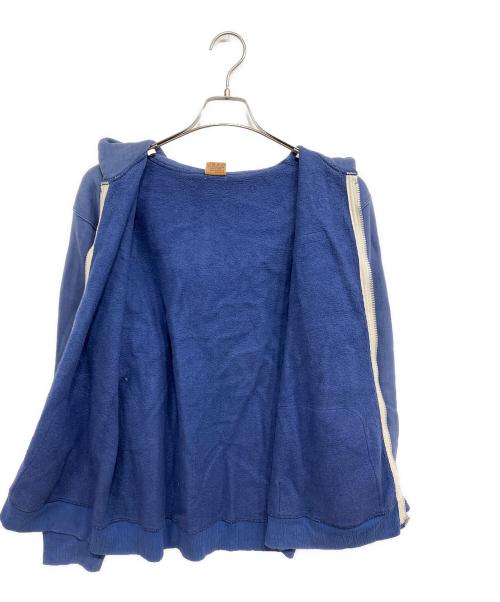 Deluxeware（デラックスウェア）Deluxeware (デラックスウェア) ジップアップパーカー ブルー サイズ:Lの古着・服飾アイテム