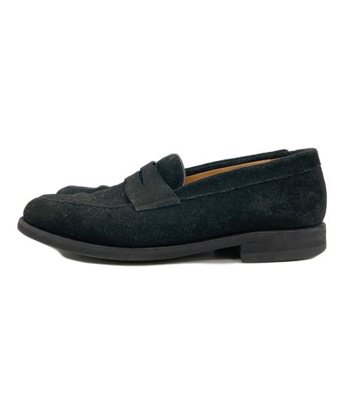 berwick（バーウィック）berwick (バーウィック) スウェードローファー ブラック サイズ:6 1/2の古着・服飾アイテム