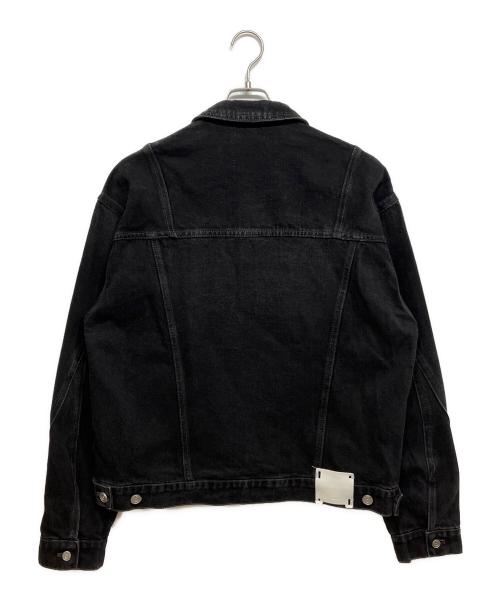 C2H4（シーツーエイチフォー）C2H4 (シーツーエイチフォー) デニムジャケット ブラック サイズ:SMALLの古着・服飾アイテム