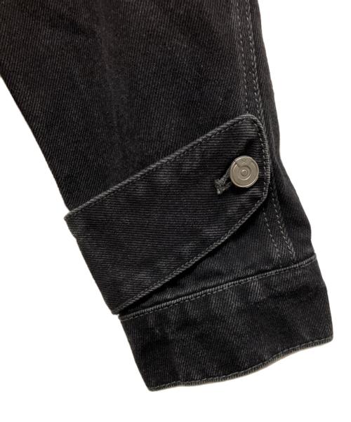 C2H4（シーツーエイチフォー）C2H4 (シーツーエイチフォー) デニムジャケット ブラック サイズ:SMALLの古着・服飾アイテム