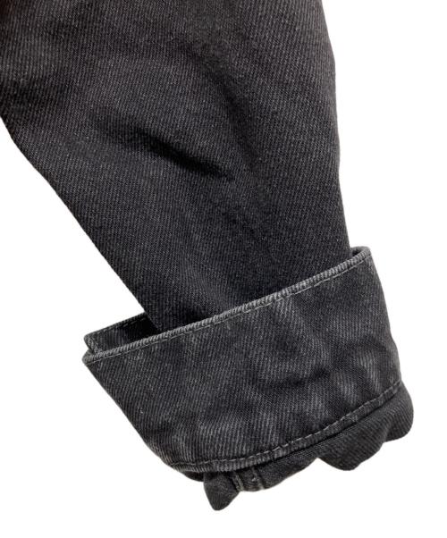 C2H4（シーツーエイチフォー）C2H4 (シーツーエイチフォー) デニムジャケット ブラック サイズ:SMALLの古着・服飾アイテム