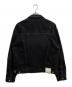 C2H4 (シーツーエイチフォー) デニムジャケット ブラック サイズ:SMALL：15000円