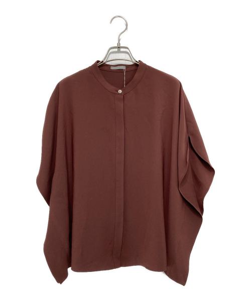 theory luxe（セオリーリュクス）theory luxe (セオリーリュクス) Marvine Jenna Blouse ブラウン サイズ:40 未使用品の古着・服飾アイテム