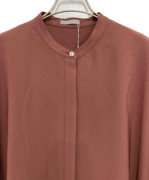 theory luxe（セオリーリュクス）theory luxe (セオリーリュクス) Marvine Jenna Blouse ブラウン サイズ:40 未使用品の古着・服飾アイテム