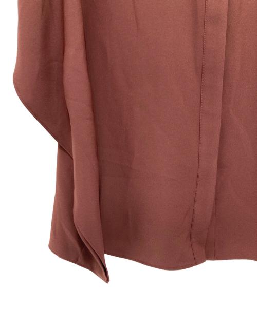 theory luxe（セオリーリュクス）theory luxe (セオリーリュクス) Marvine Jenna Blouse ブラウン サイズ:40 未使用品の古着・服飾アイテム