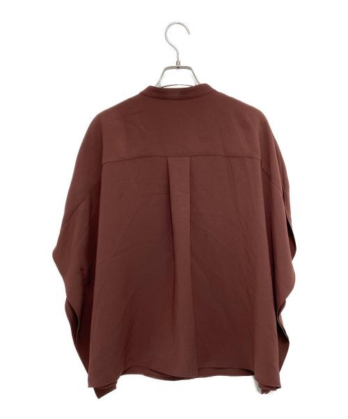 theory luxe（セオリーリュクス）theory luxe (セオリーリュクス) Marvine Jenna Blouse ブラウン サイズ:40 未使用品の古着・服飾アイテム