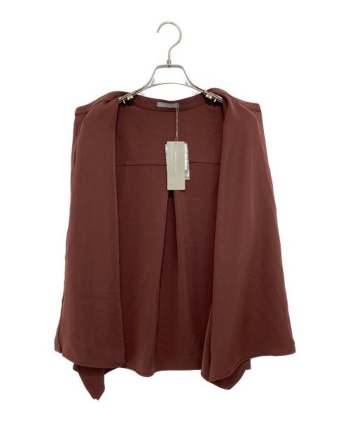 theory luxe（セオリーリュクス）theory luxe (セオリーリュクス) Marvine Jenna Blouse ブラウン サイズ:40 未使用品の古着・服飾アイテム