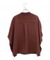 theory luxe (セオリーリュクス) Marvine Jenna Blouse ブラウン サイズ:40 未使用品：14000円