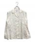 Brilla per il gusto（ブリッラ ペル イルグースト）の古着「リネン カッタウェイ ワイドカラーシャツ」｜ホワイト