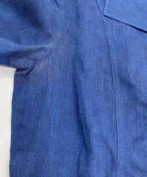 FENDI（フェンディ）FENDI (フェンディ) リネン スカートセットアップ ブルー サイズ:シャツ：F40　スカート：F38の古着・服飾アイテム