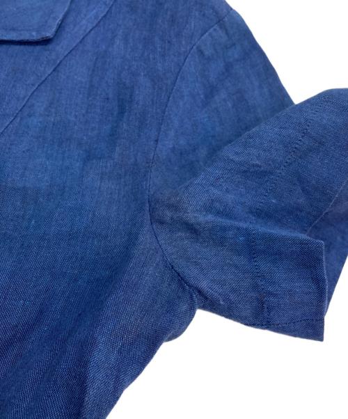 FENDI（フェンディ）FENDI (フェンディ) リネン スカートセットアップ ブルー サイズ:シャツ：F40　スカート：F38の古着・服飾アイテム