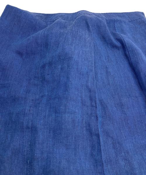 FENDI（フェンディ）FENDI (フェンディ) リネン スカートセットアップ ブルー サイズ:シャツ：F40　スカート：F38の古着・服飾アイテム