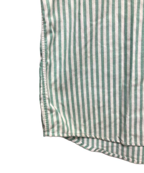 CHEMISE LACOSTE（シュミーズ ラコステ）CHEMISE LACOSTE (シュミーズ ラコステ) ストライプS/Sシャツ グリーン サイズ:無しの古着・服飾アイテム