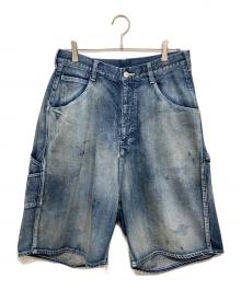 ANCELLM×1LDK（アンセルム×ワンエルディーケー）の古着「別注 BOXY DENIM PAINTER SHORTS」｜インディゴ