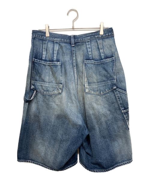 ANCELLM（アンセルム）ANCELLM (アンセルム) 1LDK (ワンエルディーケー) 別注 BOXY DENIM PAINTER SHORTS インディゴ サイズ:1の古着・服飾アイテム