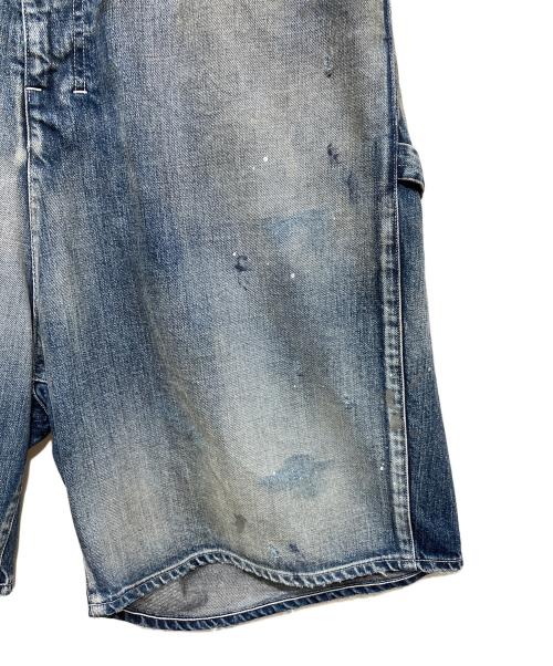 ANCELLM（アンセルム）ANCELLM (アンセルム) 1LDK (ワンエルディーケー) 別注 BOXY DENIM PAINTER SHORTS インディゴ サイズ:1の古着・服飾アイテム