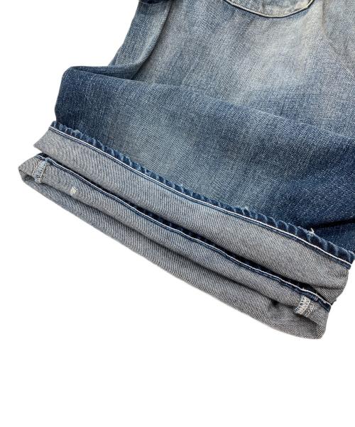 ANCELLM（アンセルム）ANCELLM (アンセルム) 1LDK (ワンエルディーケー) 別注 BOXY DENIM PAINTER SHORTS インディゴ サイズ:1の古着・服飾アイテム