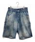 ANCELLM（アンセルム）の古着「別注 BOXY DENIM PAINTER SHORTS」｜インディゴ