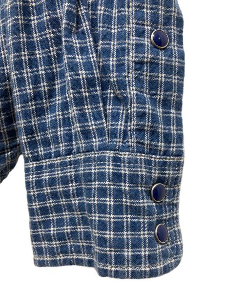 NEIGHBORHOOD（ネイバーフッド）NEIGHBORHOOD (ネイバーフッド) ウエスタンチェックシャツ ブルー サイズ:Mの古着・服飾アイテム