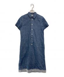 JUNYA WATANABE COMME des GARCONS（(ジュンヤワタナベ コムデギャルソン）の古着「デニム刺繍ワンピース」｜インディゴ