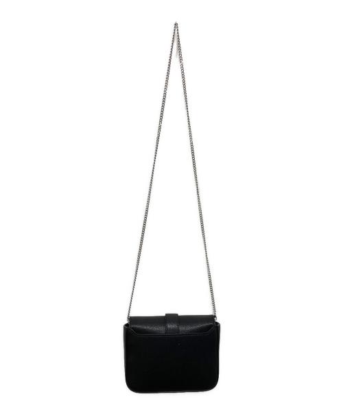 JIMMY CHOO（ジミーチュウ）JIMMY CHOO (ジミーチュウ) Cheri ビジュー チェーンショルダーバッグ ブラックの古着・服飾アイテム