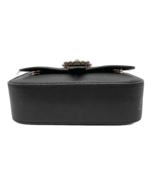 JIMMY CHOO（ジミーチュウ）JIMMY CHOO (ジミーチュウ) Cheri ビジュー チェーンショルダーバッグ ブラックの古着・服飾アイテム