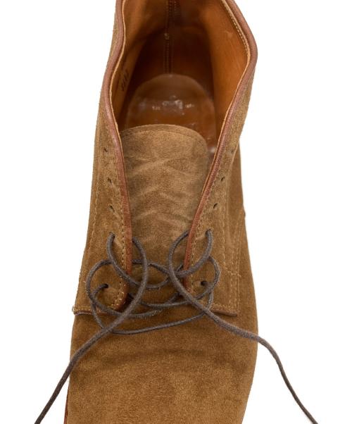 Alden（オールデン）Alden (オールデン) TOMORROW LAND (トゥモローランド) 別注デミブーツ ブラウン サイズ:6 1/2の古着・服飾アイテム