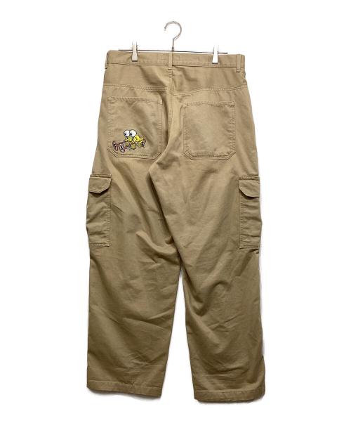 FUCKING AWESOME（ファッキンオーサム）Fucking Awesome (ファッキンオーサム) Contacts Baggy ベージュ サイズ:W34の古着・服飾アイテム