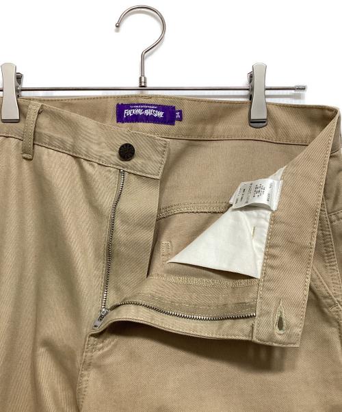 FUCKING AWESOME（ファッキンオーサム）Fucking Awesome (ファッキンオーサム) Contacts Baggy ベージュ サイズ:W34の古着・服飾アイテム