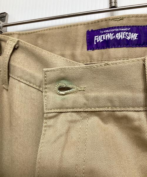 FUCKING AWESOME（ファッキンオーサム）Fucking Awesome (ファッキンオーサム) Contacts Baggy ベージュ サイズ:W34の古着・服飾アイテム