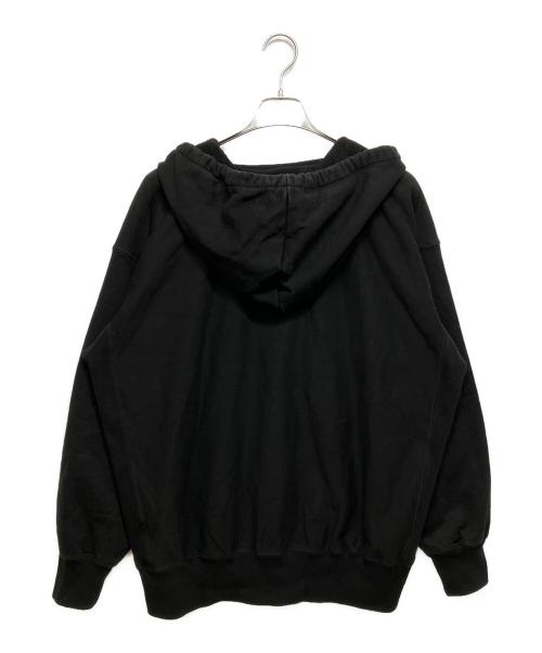 HYKE（ハイク）HYKE (ハイク) 後付けプルオーバーパーカー ブラック サイズ:5の古着・服飾アイテム