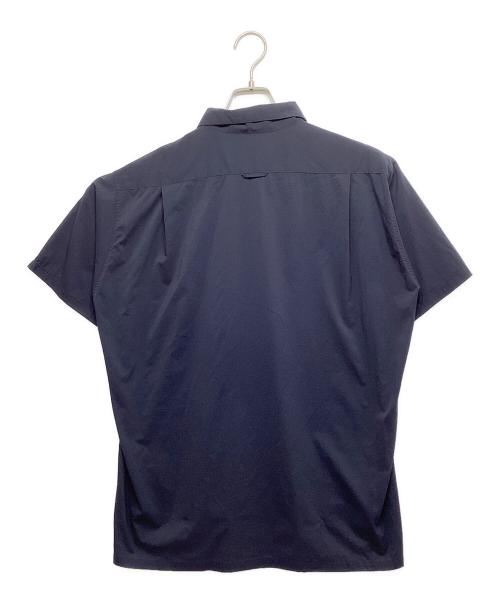 山と道（ヤマトミチ）山と道 (ヤマトミチ) UL Short Sleeve Shirt ネイビー サイズ:Lの古着・服飾アイテム