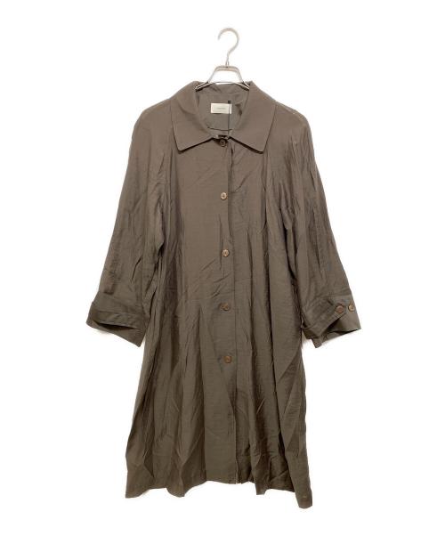 OHOTORO（オオトロ）OHOTORO (オオトロ) シアーステンカラーコート カーキ サイズ:FREEの古着・服飾アイテム