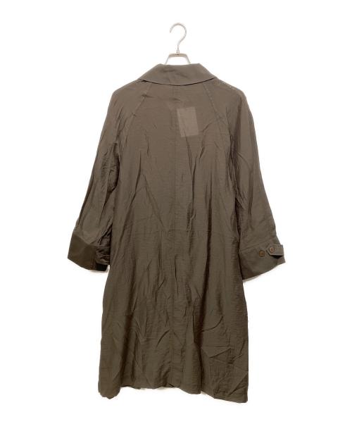 OHOTORO（オオトロ）OHOTORO (オオトロ) シアーステンカラーコート カーキ サイズ:FREEの古着・服飾アイテム