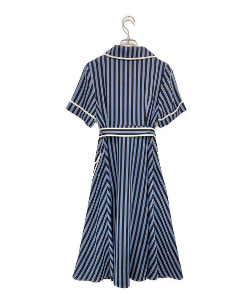 Tnewties（トゥエンティーズ）Tnewties (トゥエンティーズ) ストライプワンピース ブルー サイズ:XSの古着・服飾アイテム