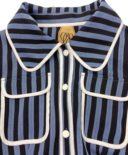 Tnewties（トゥエンティーズ）Tnewties (トゥエンティーズ) ストライプワンピース ブルー サイズ:XSの古着・服飾アイテム