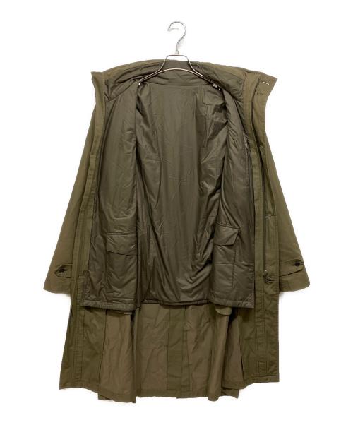 BURBERRY（バーバリー）BURBERRY (バーバリー) ライナー付スタンドカラーコート カーキ サイズ:Mの古着・服飾アイテム