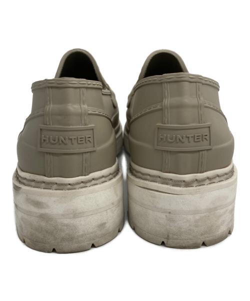 HUNTER（ハンター）HUNTER (ハンター) W REFINED STITCH PENNY LOAFER ベージュ サイズ:UK5の古着・服飾アイテム