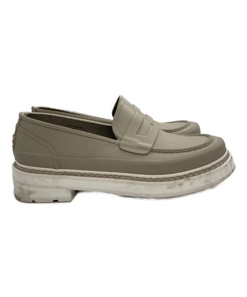 HUNTER（ハンター）HUNTER (ハンター) W REFINED STITCH PENNY LOAFER ベージュ サイズ:UK5の古着・服飾アイテム