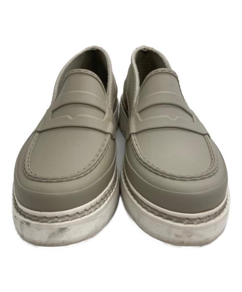 HUNTER（ハンター）HUNTER (ハンター) W REFINED STITCH PENNY LOAFER ベージュ サイズ:UK5の古着・服飾アイテム