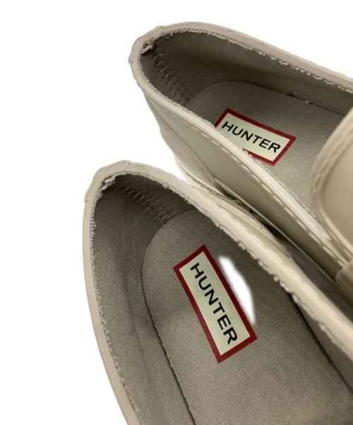 HUNTER（ハンター）HUNTER (ハンター) W REFINED STITCH PENNY LOAFER ベージュ サイズ:UK5の古着・服飾アイテム