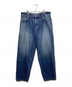 JOHNBULLジョンブル）の古着「13.5oz デニムワイドテーパードデニム」｜インディゴ