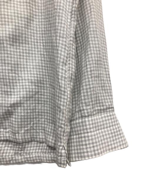 FAIRFAX（フェアファックス）FAIRFAX (フェアファックス) THOMAS MASON (トーマスメイソン) オープンカラーシャツ グレー サイズ:Mの古着・服飾アイテム